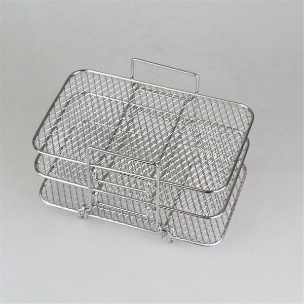 Air Fryer-rist for Ninja Air Fryer Flerlags Dobbel Kurv Air Fryer Rustfritt Stål Grillrist Matlaging