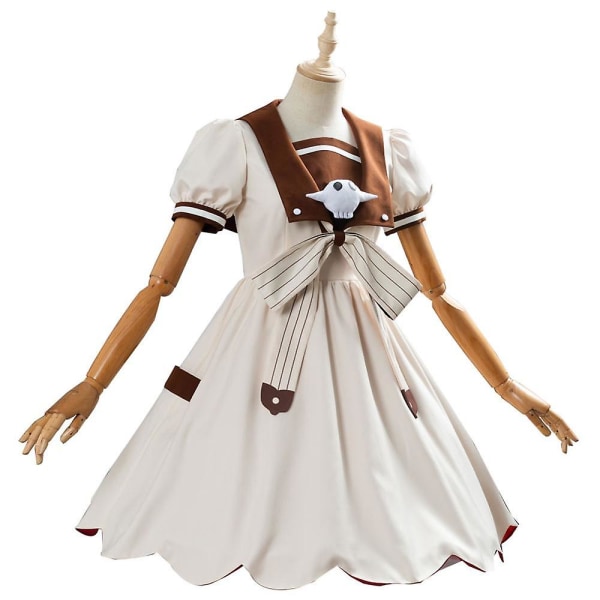 Anime Jibaku Shounen Hanako Kun Nene Yashiro Cosplay Kostym Klänning Uniform För tjejer Specialgjorda XS