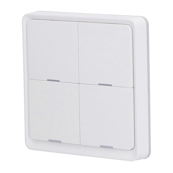 4-veis trådløs scenebryter for ZigBee WIFI 2.4GHZ Intelligent Controller APP Stemmekontroll