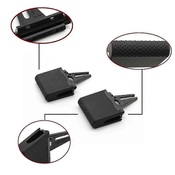 Auton etu- ja takailmastointiventtiilin ulostulon kieleke Korjaussarja Ilmastointilaitteen lapa pidike Porsche Macan 2018 2019 2020 2021 2022 Right 1PC