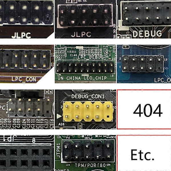 TL611 PRO Diagnostisk Kort, Pcie Diagnostisk Kort til Desktop Pci Bundkort til Desktops og Bærbare Computere (Sort)
