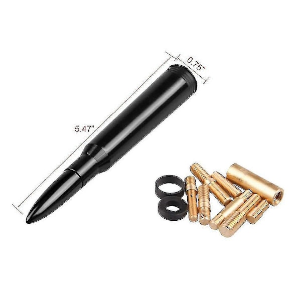 Antenni Ford F150 F250 Super Duty Raptor Dodge Ram 1500 -malleihin, musta