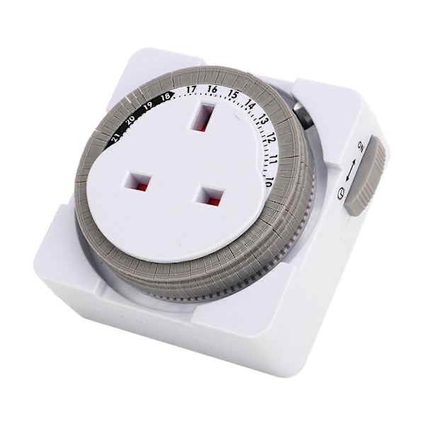24 Timers Kontakt Professionel Smart Overladningsbeskyttelse Cyklus Timing Stik i Mekanisk Timer Kontakt
