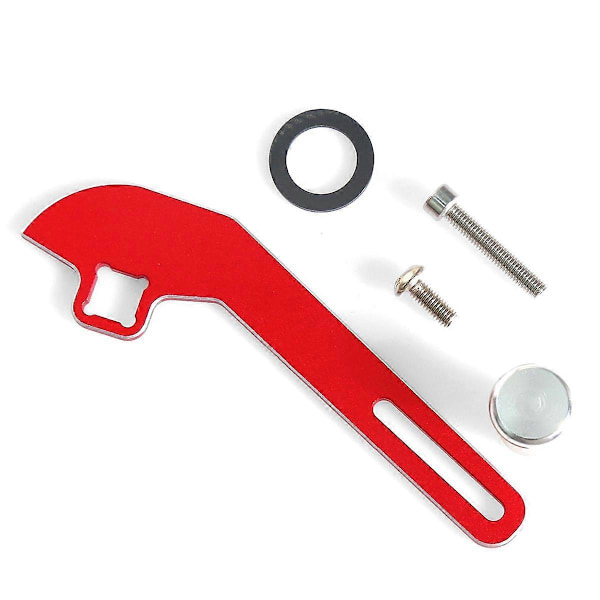 Aluminiumlegering Sändare Ratt Trigger Enhands Kontroll Adapter för NB4 NB4+ NB4 PRO Röd