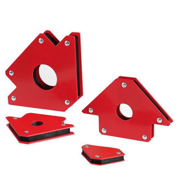 6 st Stark Svetsmagnet Set Rät Vinkel Robust Multi Vinkel Magnet Svetsfäste Kit