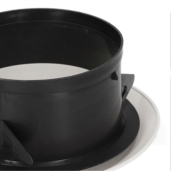 Runt Luftventil ABS Lamellgaller Skydd Undertak för Badrum Kontor Kök Ventilation 15 cm