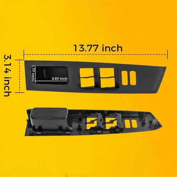 Bil Høyre Front Vindusbryter Kontrollpanel Deksel 74232-52650 for Yaris 2012-2014 Biltilbehør