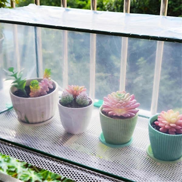 Mini Drivhus Innendørs Planter Lite Grønt Hus Bærbart Ramme Innendørs og Utendørs Blomster og Sukkulenter Dyrking