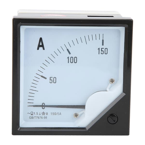 6L2 150A/5A AC Pointer Amperemeter Analogt Panel Strømmåler Nål Panel Ampere Meter