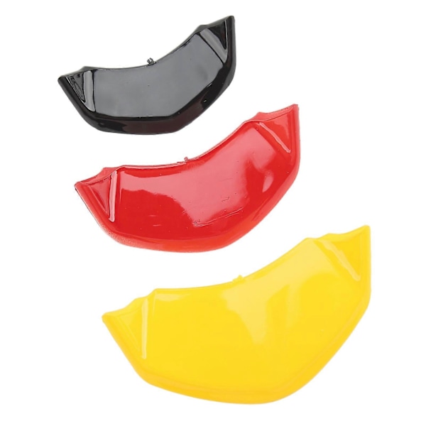Front Horn Cover Trim Belysning Front Tie Belts Luftventil Indstrømningskanal Dekorationsdæksel Udskiftning til Vespa Sprint 150 Sort+Rød+Gul