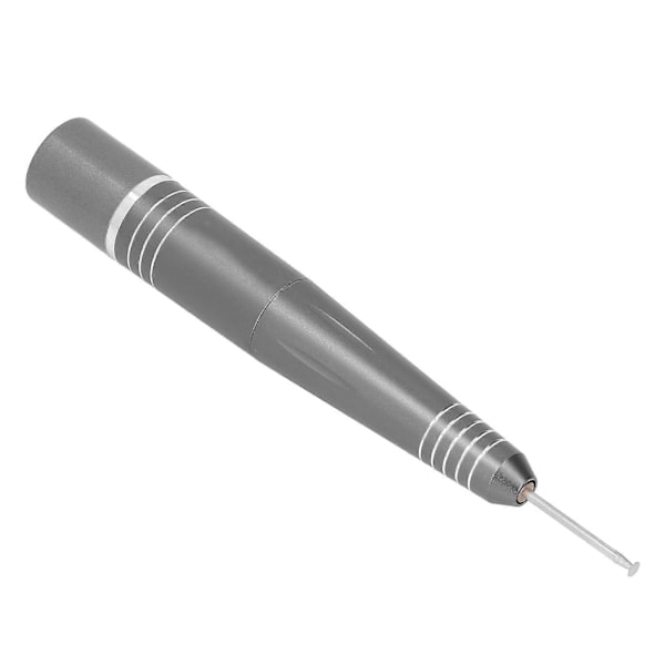 Mini Poleringspennsett Mikro Oppladbar Elektrisk Slipemaskin for Sanding Gravering DIY Håndverk A66 Grå