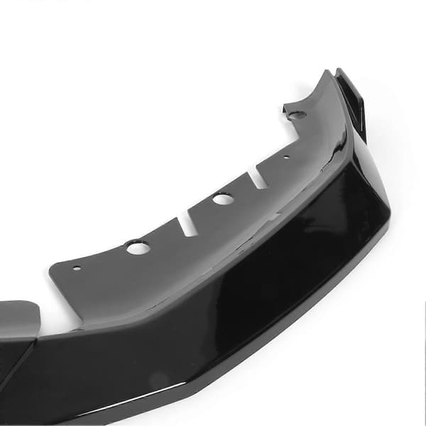 3 stk. Frontkofanger Læbe Splitter Spoiler V Stil Blank Sort Erstatning for 5-serie G30 2020+