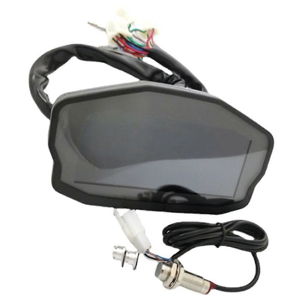 Digitalt Motorcykel Speedometer LED Dashboard RPM til