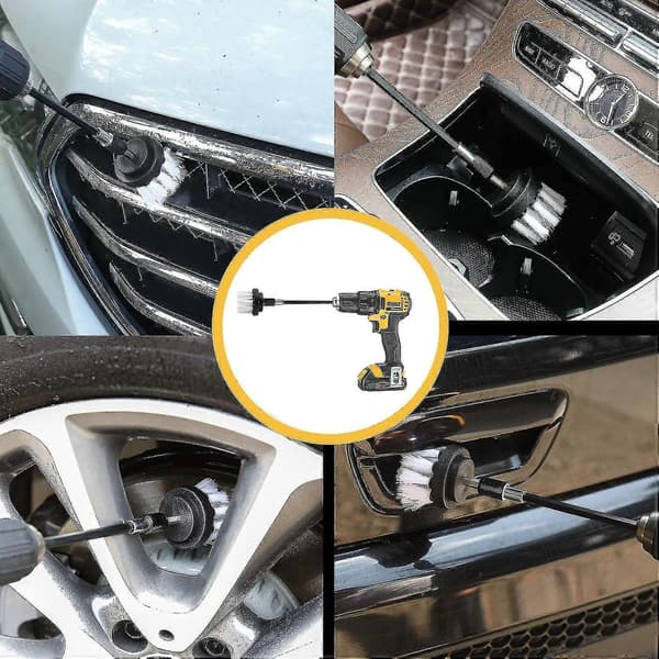 16 kpl Power Scrubber -sarja autojen puhdistukseen