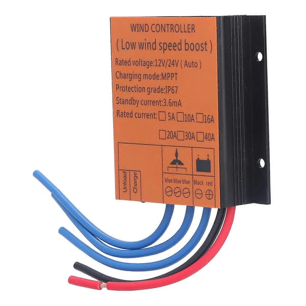 Vindmølle Kontroller Lav Spænding MPPT Lade Regulator med LED Lys 100W?400W 12V 24V5A