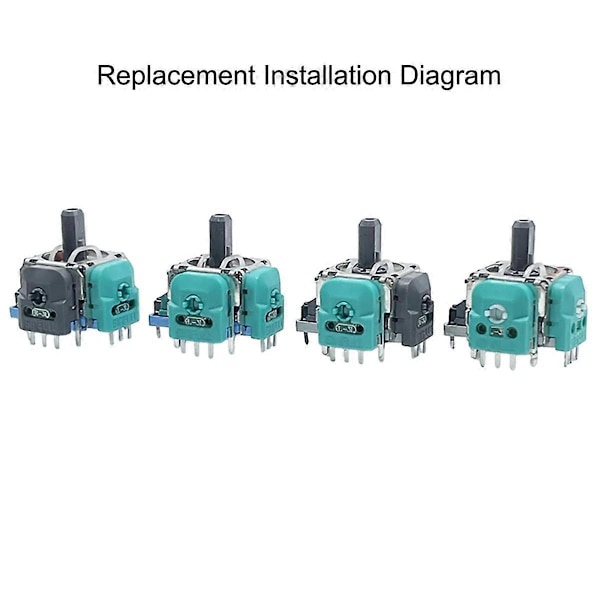 20 Par 3D Analog Stick Mini Bryter Sensor Modul for Gamepad Hall Effekt Potensiometer Pro