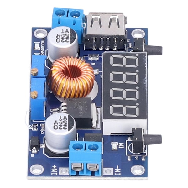 DCDC Buck Modul 5V36V till 1.25V32V Buck Converter med USB-port och kortslutningsskydd