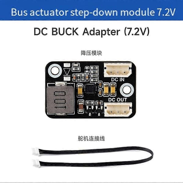 Bus Servo Buck Mini Modul Designet for Bus Servo 7.2V Buck Regulator Bærbar Modul