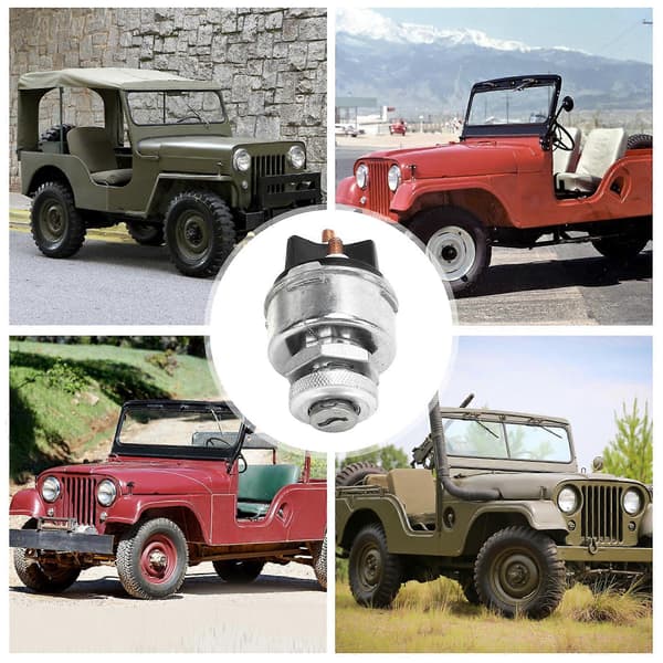 Virtalukko 2 avaimella 942918 Korvaa WILLYS CJ2A CJ3A DJ3A CJ3B CJ5 CJ6
