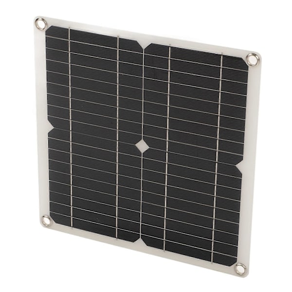 RV Solcellepanel 12W Mono Solcelle Batterilader Panel Adaptiv Integrert Spenningsreguleringsmodul Intelligent Kontroll med Ladekontroller 10A