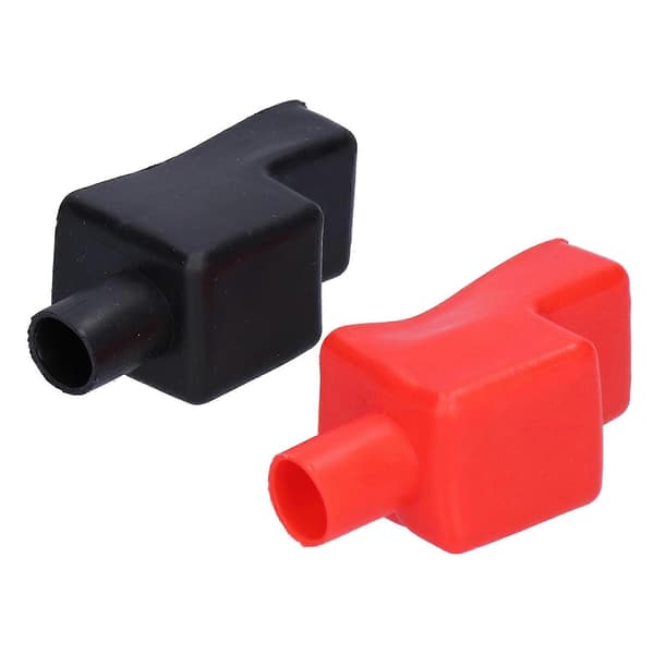 10 Set Batterikontaktskydd Gummi Skyddshylsa Flexibel Batterikontaktkåpa