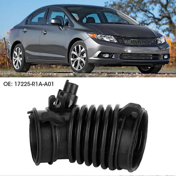 Bil Gummiluftinntaksslange Rør 17225-R1A A01 Erstatning Passer for Honda Civic 2012-2015