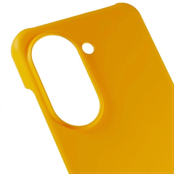 Kiiltävä kumipinnoitettu jokapäiväinen suojakuori Asus Zenfone 9 5G -puhelimelle, kova PC-iskunkestävä suojakotelo Yellow