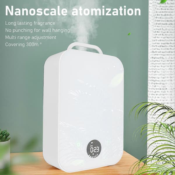 100 til 300 m Intelligent Duftmaskine 150 ml Vægmonteret Elektrisk Aroma Diffuser til Hotelklubber SPA 100240V BT EU-stik