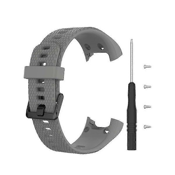 Armband för Garmin Vivosmart Hr Silikon Klockarmband för Garmin Vivo Smart Hr Smart Armband Sportarmband Fitness Tracker dark gray