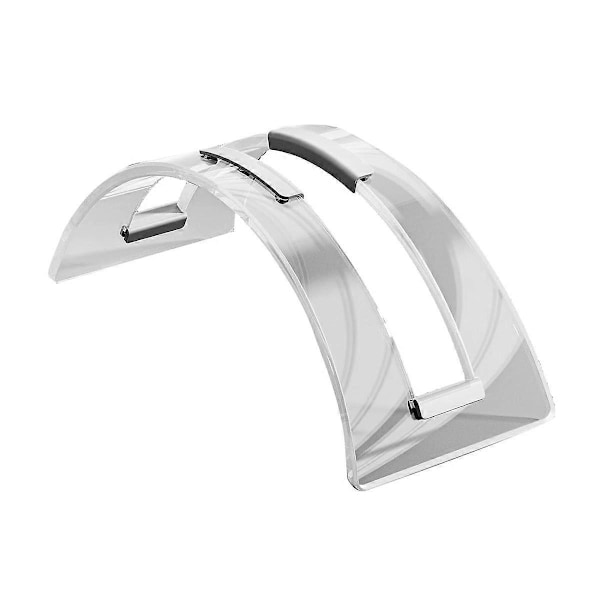 Akryl Lodret Laptop Stand til Skrivebord, Akryl Usynlig Desktop Notebook Dock, Lodret Laptop Holder Organizer