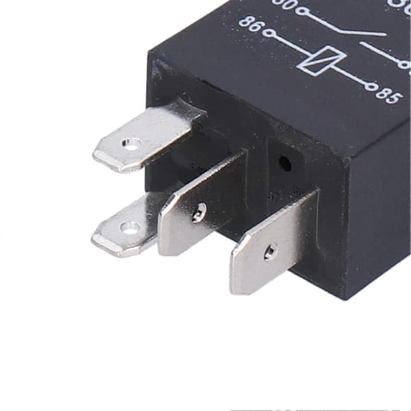 10 st Violett Relä 12V 30A Vattentätt Set Kit för Bil Dimljus Luftkonditionering 4 Pin