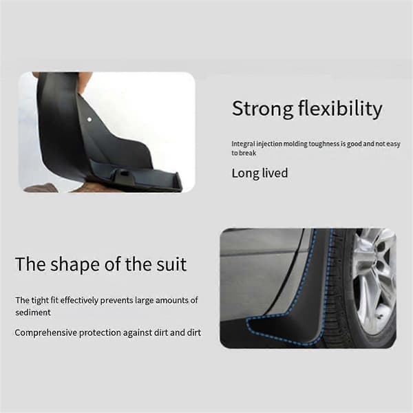 Auton roiskeläpät 2022-2024 Mud Guard Flap Splash Flaps Mud Flaps -lisävarusteille