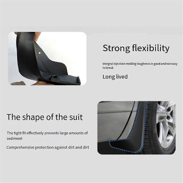 Bil Stænkskærme til 2022-2024 Mud Guard Flap Splash Flaps Mud Flaps Tilbehør