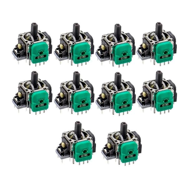 10 stk. /S Hall Elektromagnetisk Joystick for /X Spillkonsoll Hall Joystick Sensor Potensiometer