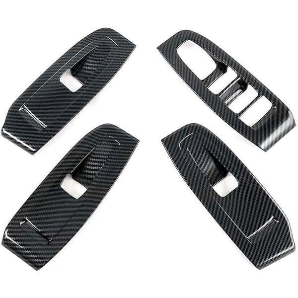 For Legacy 2020 2021 Bilvindusheis Bryter Panel Deksel Trim Dekor Ramme Tilbehør Karbonfiber, 4 stk