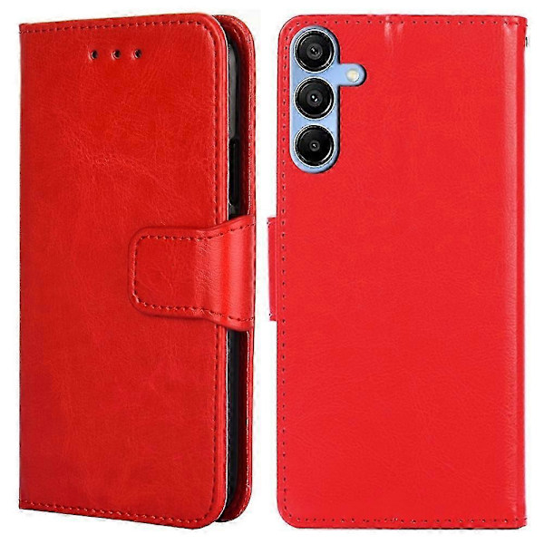 För Samsung Galaxy A15 4G/5G Läderfodral Plånboksställ Telefonskal P20211224630 Style F