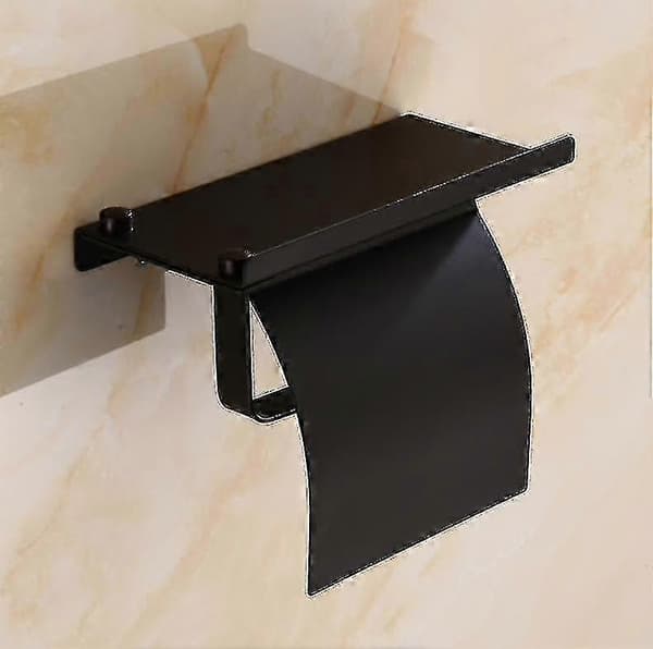 Toalettpapirholder i rustfritt stål s20241212790 black