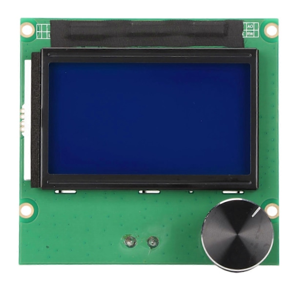 3D Printer Display Controller LCD-skærm Udskiftning med 2 kabler til CR10S til CR10 3D-printer
