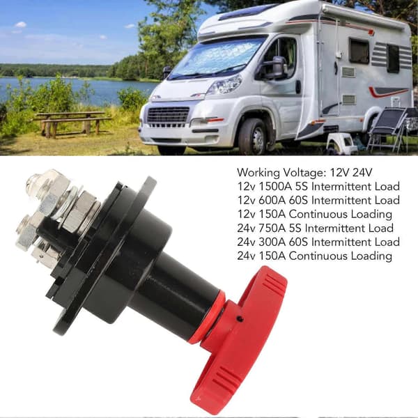 Batteri Afbryderkontakt 12V 24V Strømafbryder Kill Isolation Rotary Switch til Biler Både Elektriske Produkter