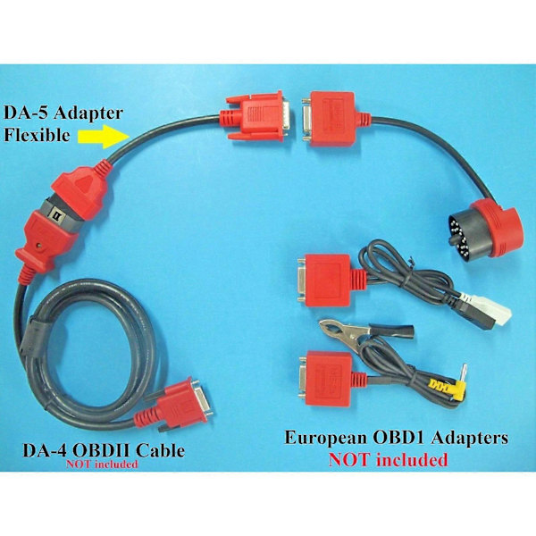 OBD2 till OBD1 Kabeladapter EAA0355L93A Diagnostisk Scannerkabel För APOLLO D8