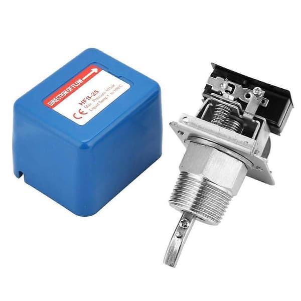 -25 1 Tomme/DN25 Flow Switch, Væske Vand Flow Paddle Kontrol Switch SPDT Kontakt 6-380V