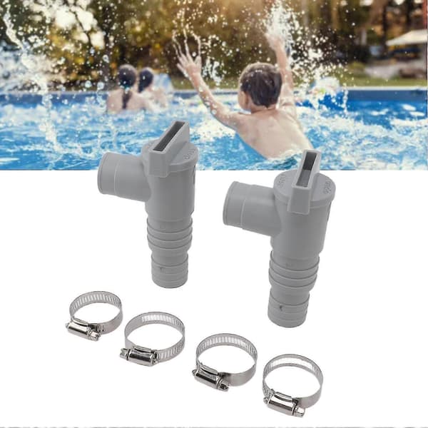 Intex Bestway Poolsun Vedligeholdelses-/stopventil til pools med 32 mm slangeforbindelser