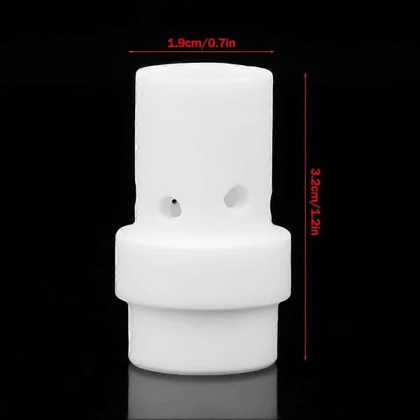 10 stk. 36KD Keramisk Gassdiffuser MIG/MAG Sveising Lodding Brenner Forbruksmateriell