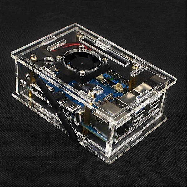 Bundkort Kabinet Akryl Gennemsigtigt Kabinet Design, Beskytter Bundkortet Mod Fysisk Skade til OrangePi 5 Pro