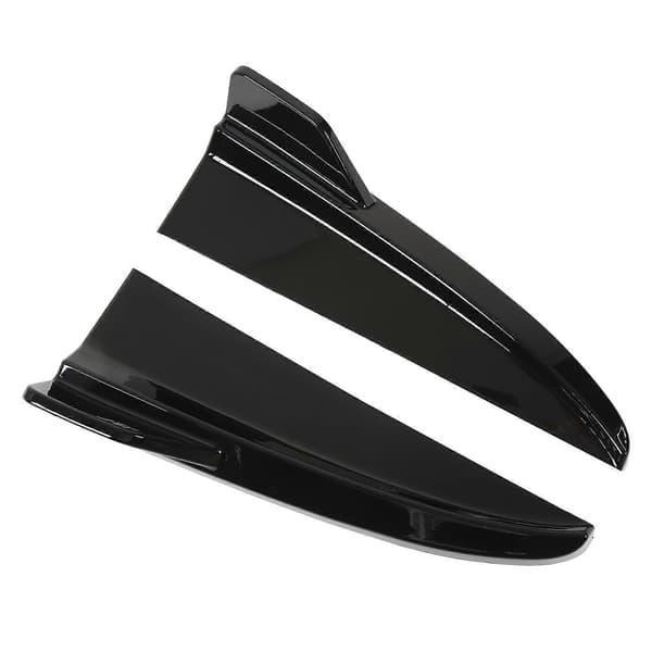 1 par bagkofanger læbe diffuser hale side splitter erstatning til C-klasse W205 C43 AMG-Line 2015-2021 blank sort