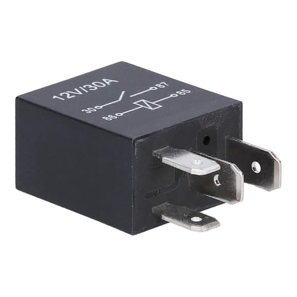 10 st Violett Relä 12V 30A Vattentätt Set Kit för Bil Dimljus Luftkonditionering 4 Pin