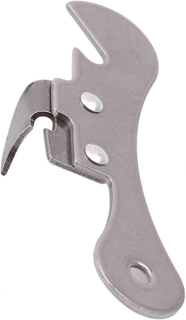 4 stk. Manuell boksåpner i rustfritt stål, multifunksjonelt kjøkkentilbehør, 9,6*3 CM