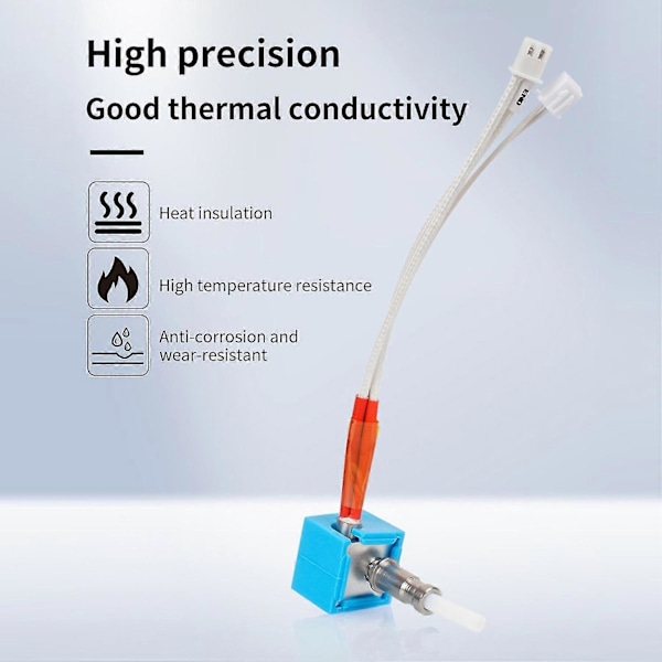 Kobra Hotend 24V40W til 3D Printer Udskiftning Kompatibel med Anycubic Kobra 3D Printer med Messing Kobra Hotend