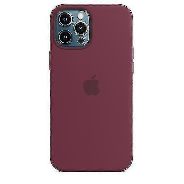 Silikondeksel med MagSafe for iPhone 12 Pro Max Wine Red