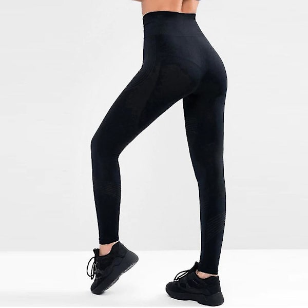 Tflycq Kvinnor Enfärgad Sömlös Splitsning Hög Midja Stretch Tights Höftlyft Yogabyxor
